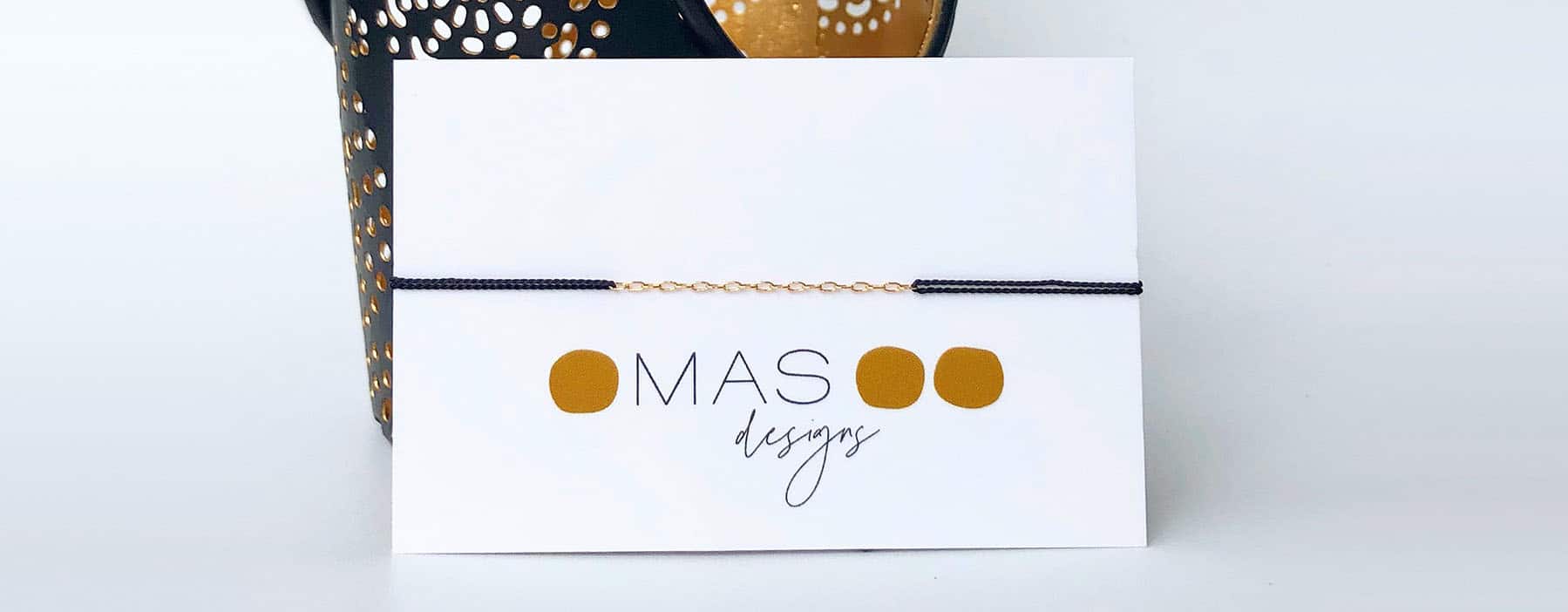 bracelet display card header