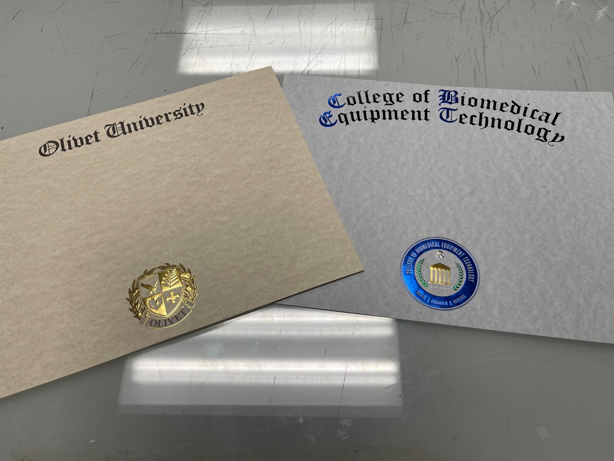 Foil-Embossed Graduation Diplomas Craft Memories - Corcoran Printing