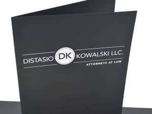 Distasio & Kowalski Pocket Folder Sample