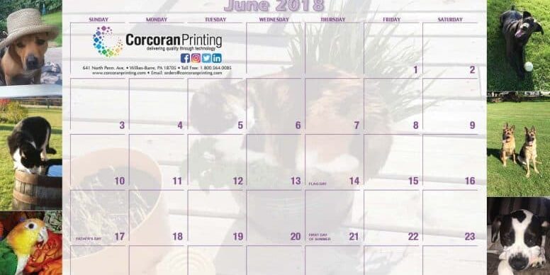 Custom printed calendars provide a full year of affordable advertising