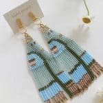 earring hang tag sample - bluma